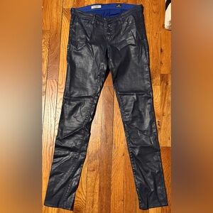 AG Adriano Goldschmied The Legging Super Skinny Coated Jeans Women 28R 28